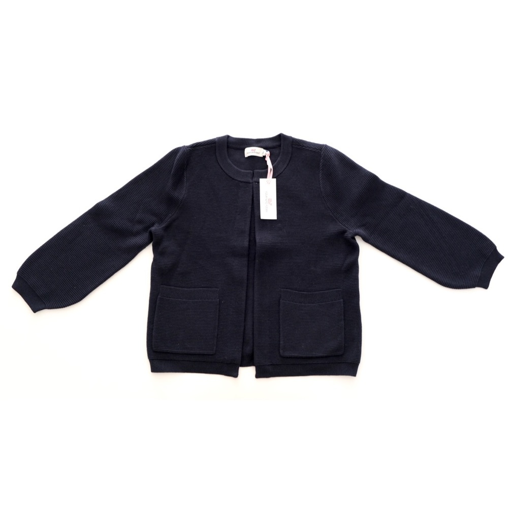 NWT VINEYARD VINES Ribbed Open Cardigan Sweater